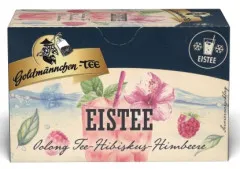 Goldmännchen Tea Iced Tea Oolong Tea Hibiscus-Raspberry 20 x 1,5g porcji na filiżankę